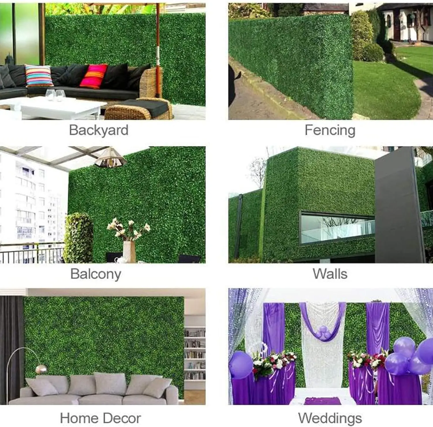 Hot selling  40 cm * 60 cm Plastic Plant Wall Grass Decoration Artificial Grass Wall