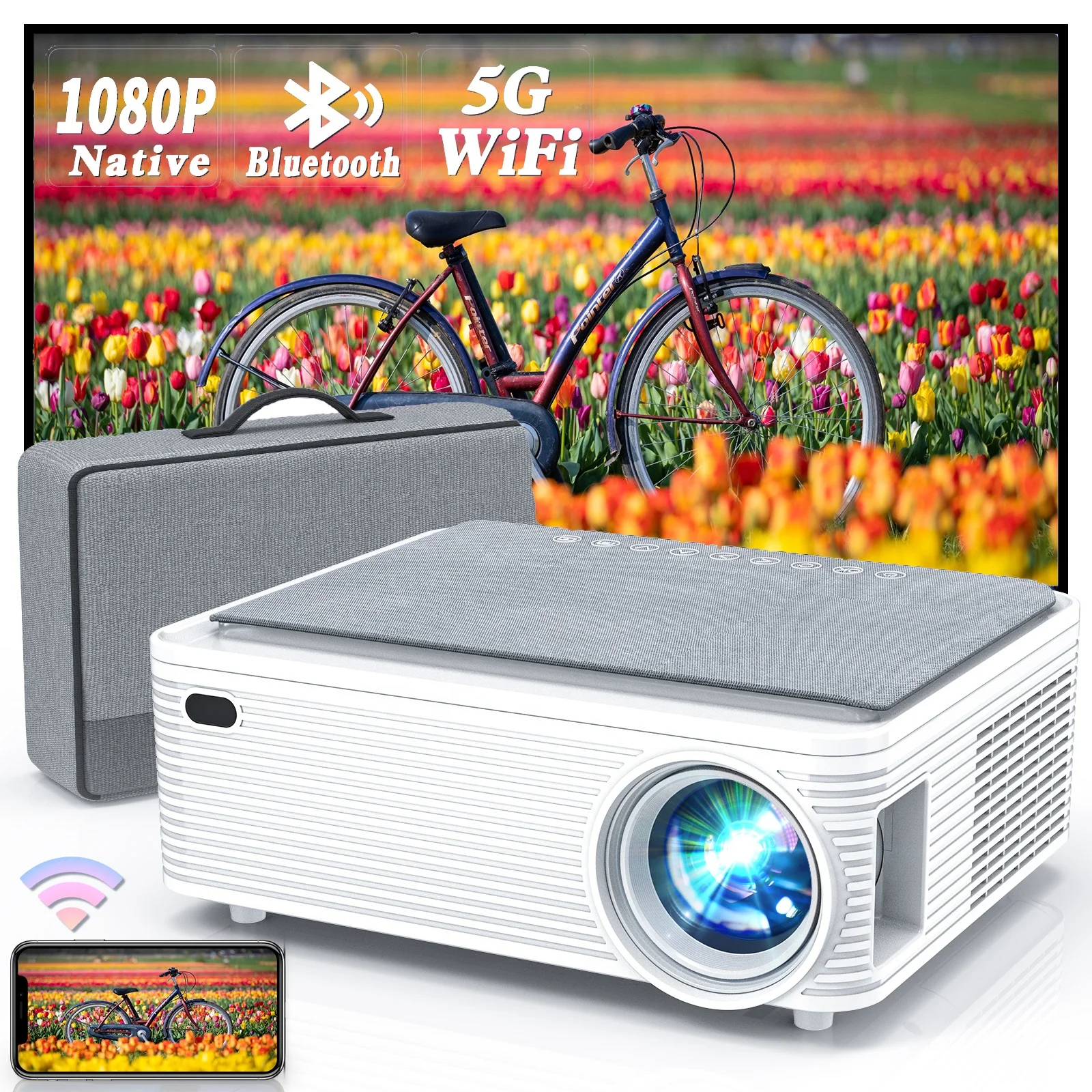 ZAOLIGHTEC AMAZON HOT SALES 300 watts 80000 lumens led projector h4 head light 4k laser projector