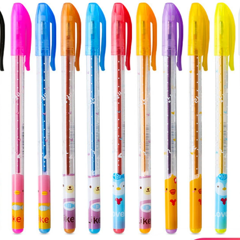 48colors Glitter Gel Highlighter Study Kit Journaling Bible Highlighter Markers Gel Highlighter Marker Set