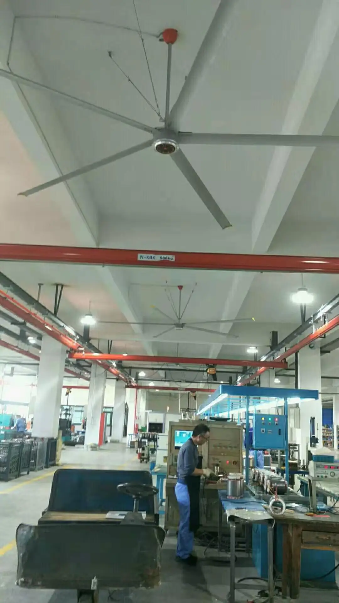 WEIYU 12FT Air Cooler Electric Fan PMSM HVLS Wholesale Price Ceiling Fan Ceiling