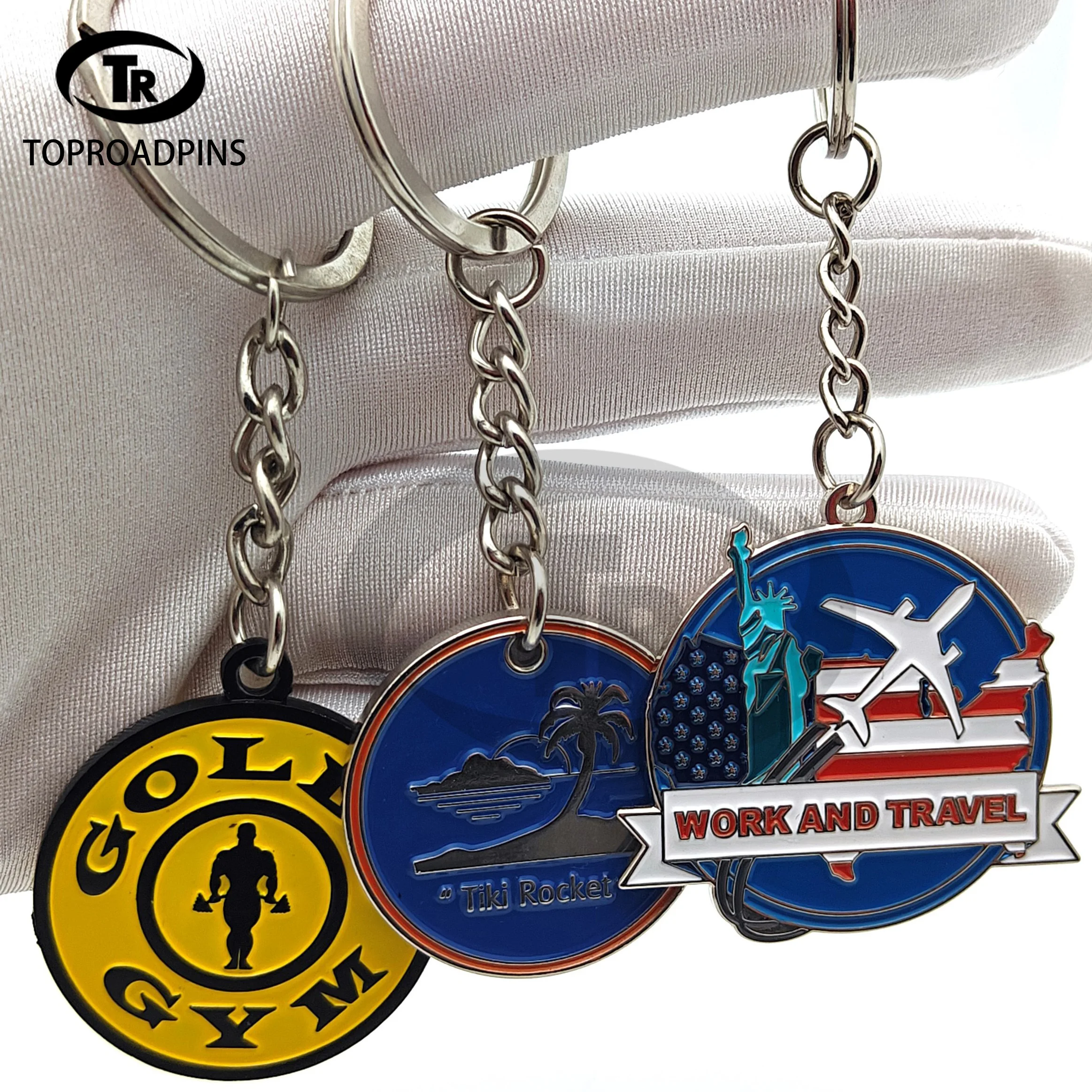 Personalized Free Design New Creative Traditional Luxury Gift Cute Monkey Metal Keychain