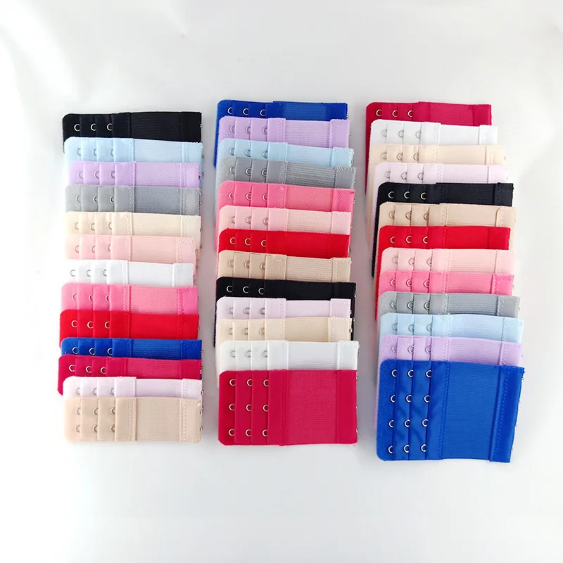 Durable Comfortable Adjustable Nylon Bra Extender Hook And Eye Closure Extender