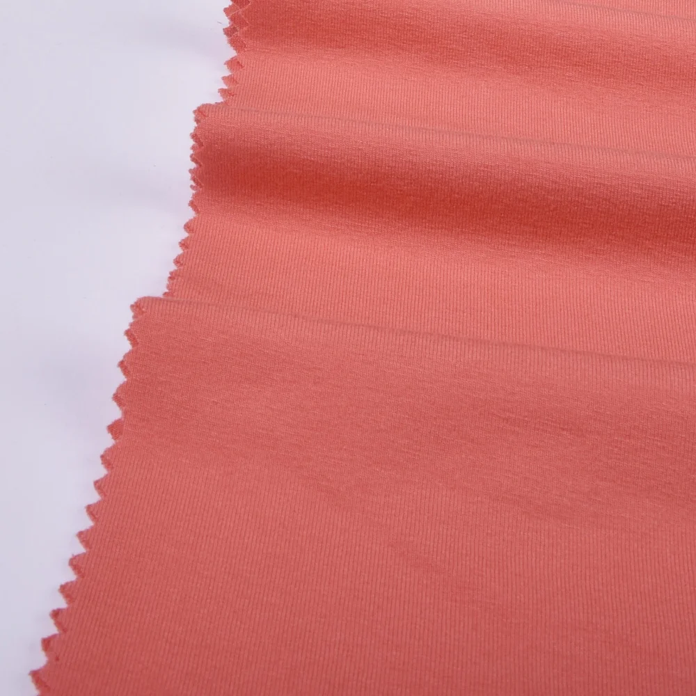 High Quality Textile Single Jersey Knit 90 Rayon 10 Spandex Fabric Spun Rayon Fabric