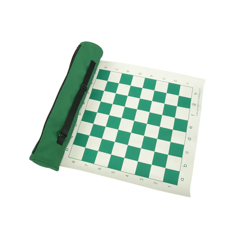 Leather International Chess Board with Folding Square Chess Board Intellectual Game Suitable For Kids