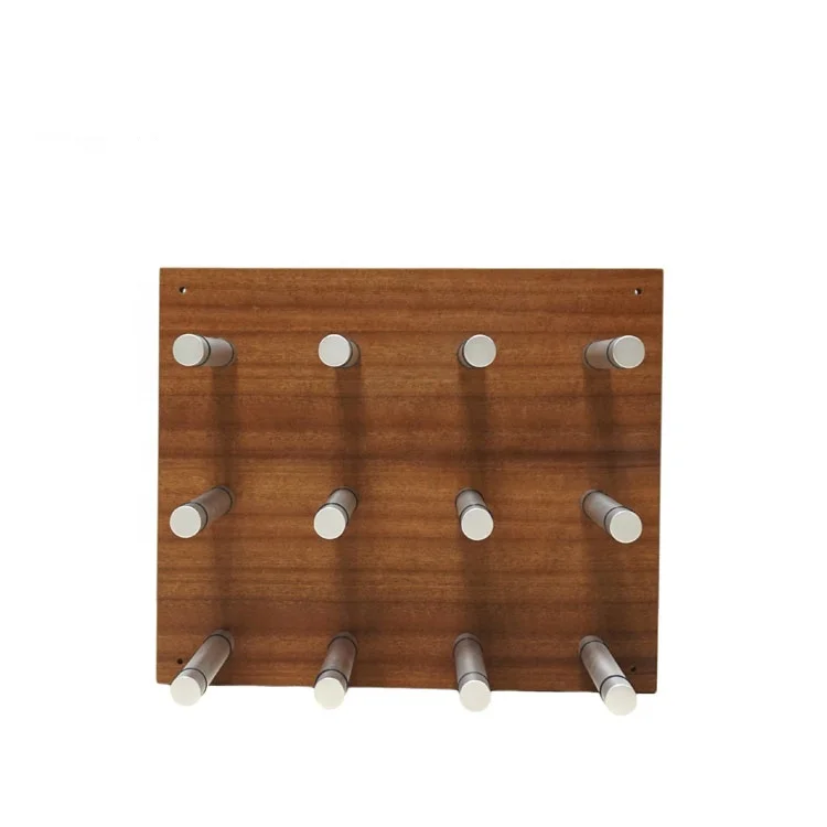 Customize Silver Gold Color Single Bottle Aluminum Wine Pegs Wall In Stock Wine Rack