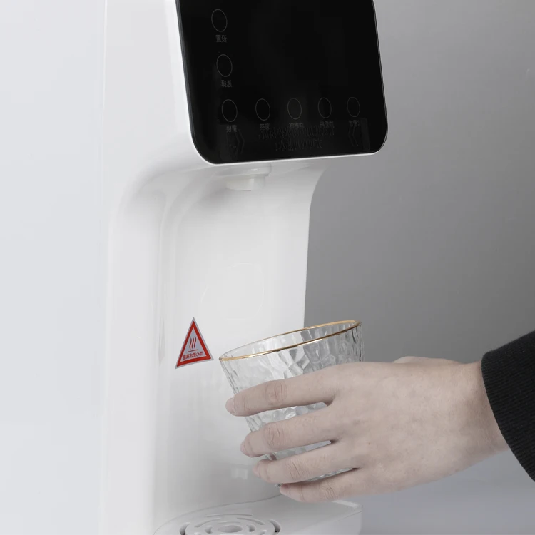 electric desktop  instant hot  water dispenser with RO  water filter system