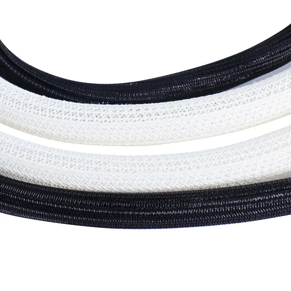 Высококачественная Заводская поставка, автомобильный провод, кабельная обшивка, обшивка 10 м, ПЭТ, расширяемый плетеный рукав, защитный рукав