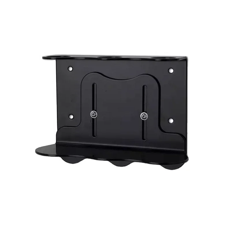 
Double Stainless Steel Soap Dispenser Bottle Holder Wall Mount Bracket for Hand Wash 