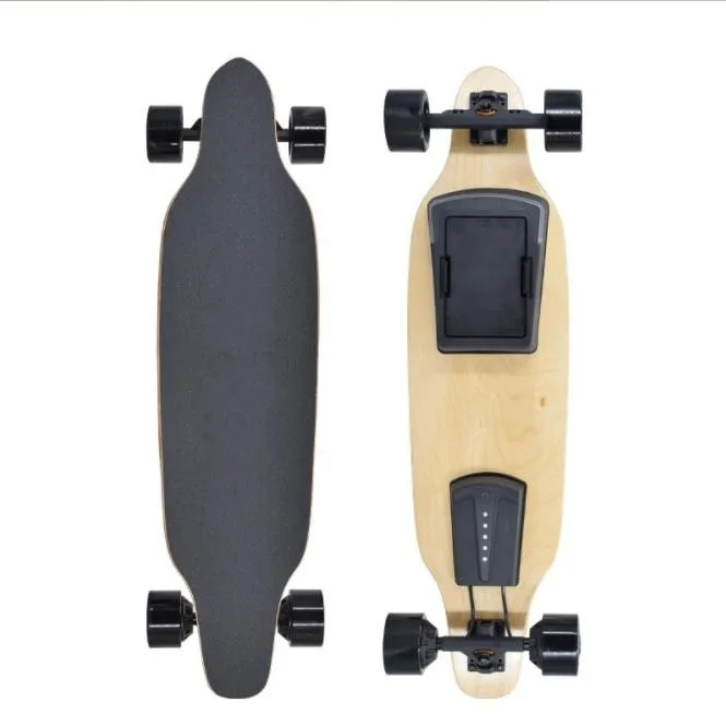 EU stocks portable fish board 600W*2 strong motor deck electric skateboard for outdoor sports