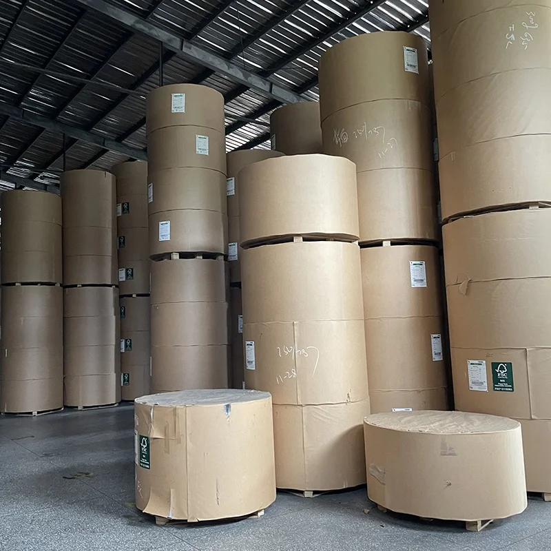 Supplier Wholesale Factory Price uncoated white color 45gsm 50gsm 60gsm 70gsm 80gsm Offset Printing Woodfree Paper