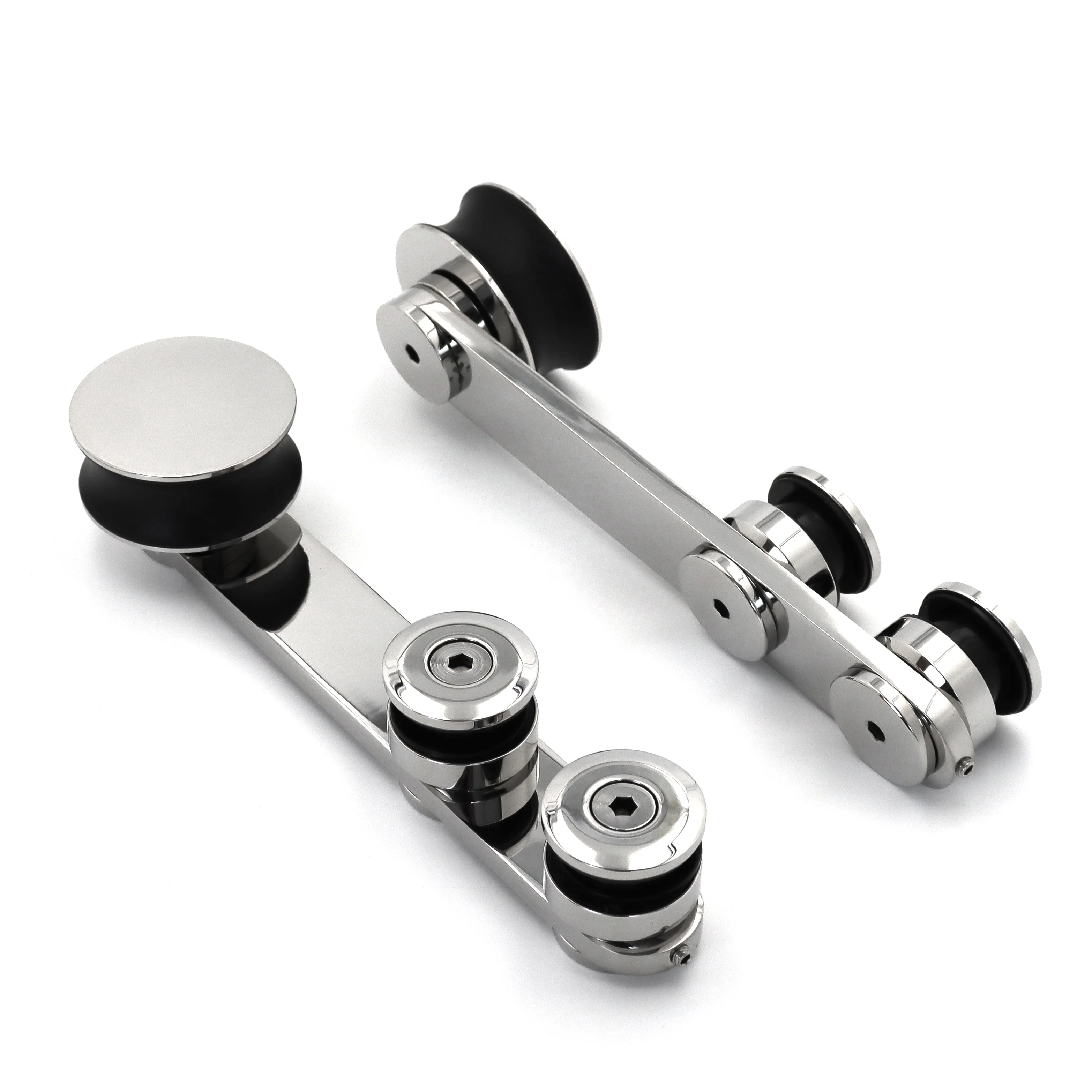 China Manufacturer Shower Sliding Door Kit Glass Sliding Door System Hardware Bathroom Glass Fittings