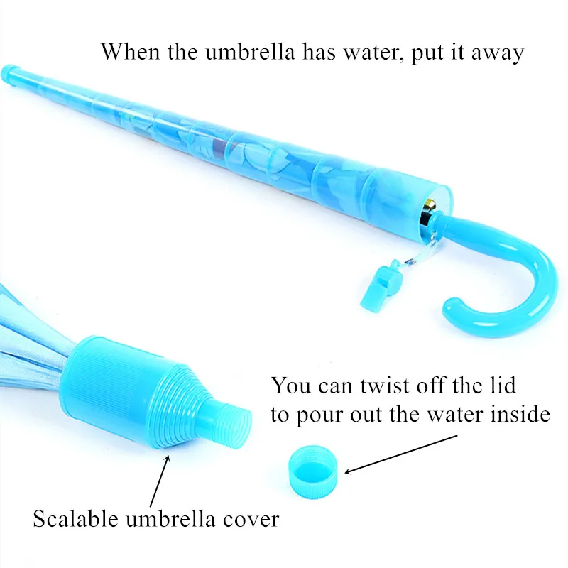 Kids umbrella children manufacturer cartoon cute 19inch with anti-drip plastic cover for the rain