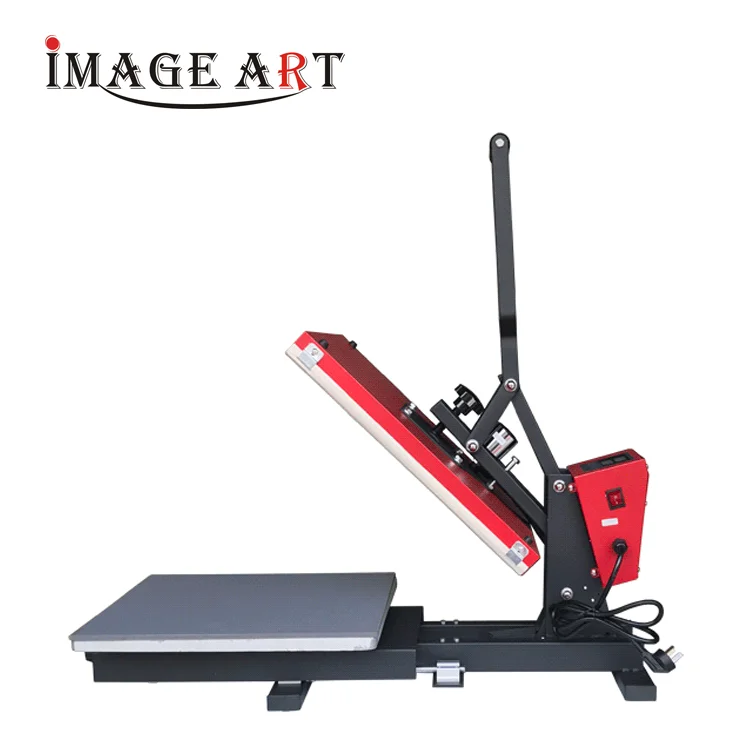 Heat Press Machine 40x50cm Automatic Open and The Bottom Can Move Heat Press Machine T-shirt Printing Machine