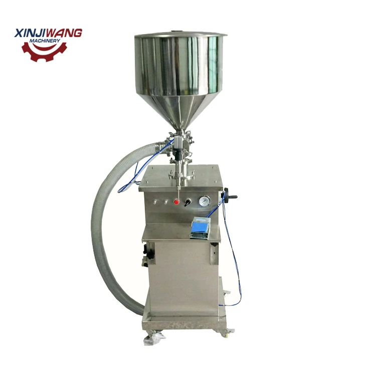 Semi Auto Pet Water Can Beverage Bottle Juice Hot Perfume Petrol Oil Filling Machine with quality assurance