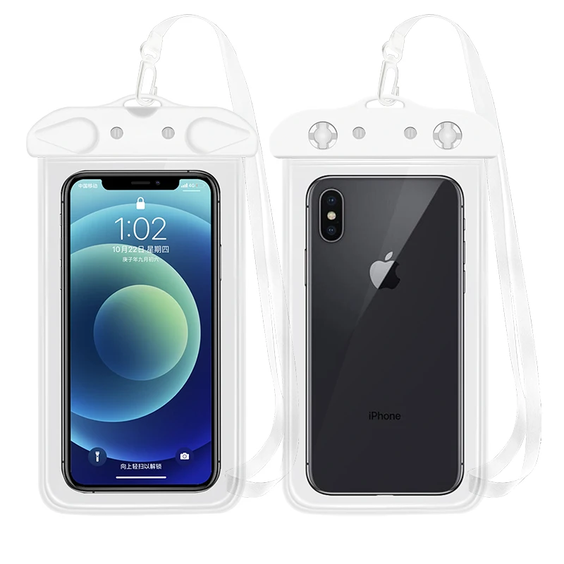 Ipx8 Waterproof Dry Bag PVC Mobile Phone Cellphone Case Waterproof Phone Pouch For Travel Beach Swimming Diving