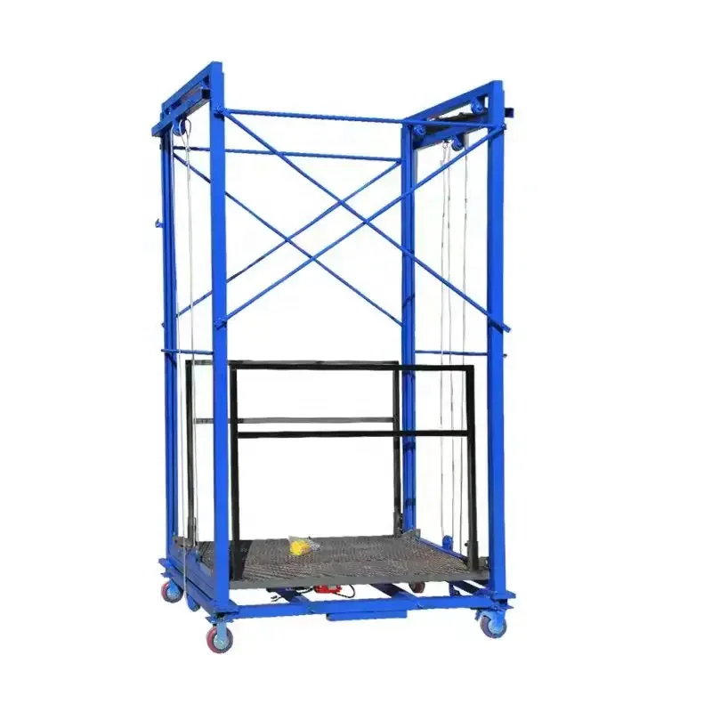 safe and stable elevator working platform electric scaffold lift 10m scaffolding for construction