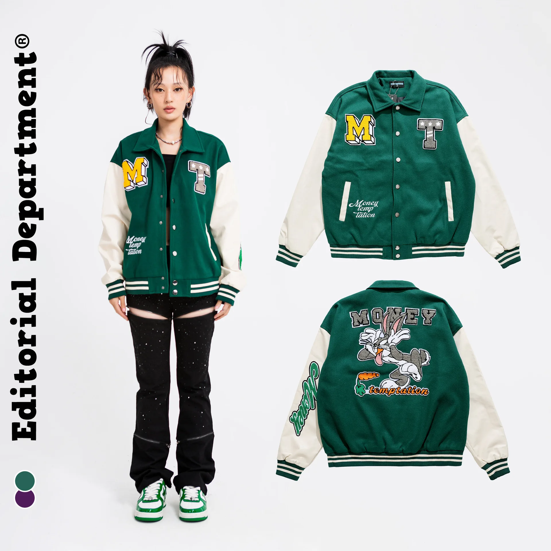 Latest Design Custom Denim Jackets Light Blue Vintage Racing Jackets For Men