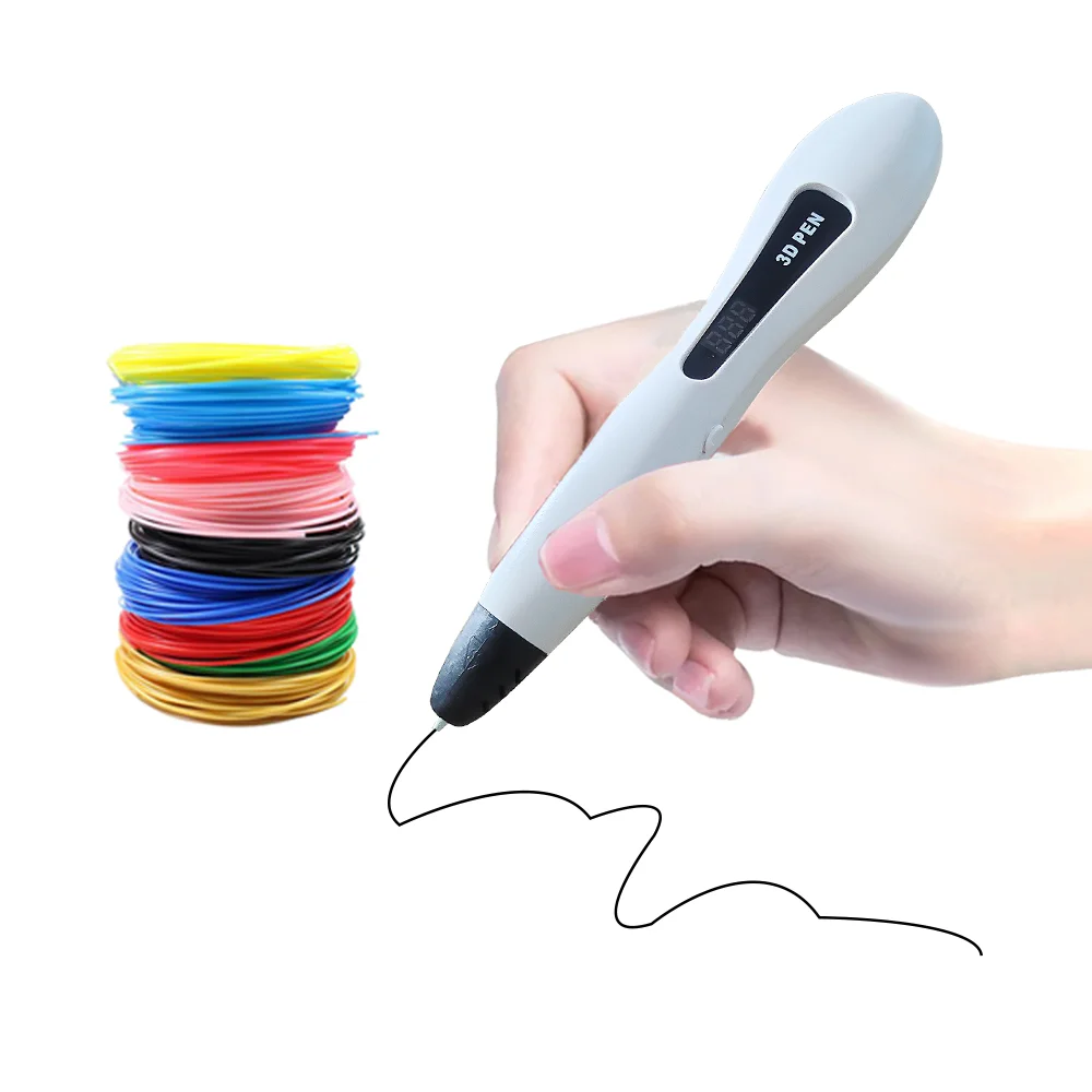 Children 3D Printing Pen  Drawing Toy Set ABS/PCL Filament Portable 3D Digital Doodle Printing Pen