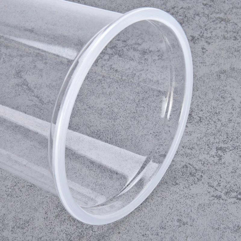 Пользовательский логотип 95 мм 700 мл U-образная полипропиленовая пластиковая чашка для фруктового сока одноразовая пластиковая чашка