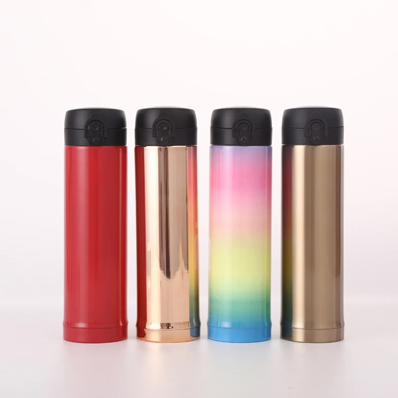 Cheap 500 ML Copper Smart Water bottle Double Wall Stainless Steel Insulated Thermo Flask