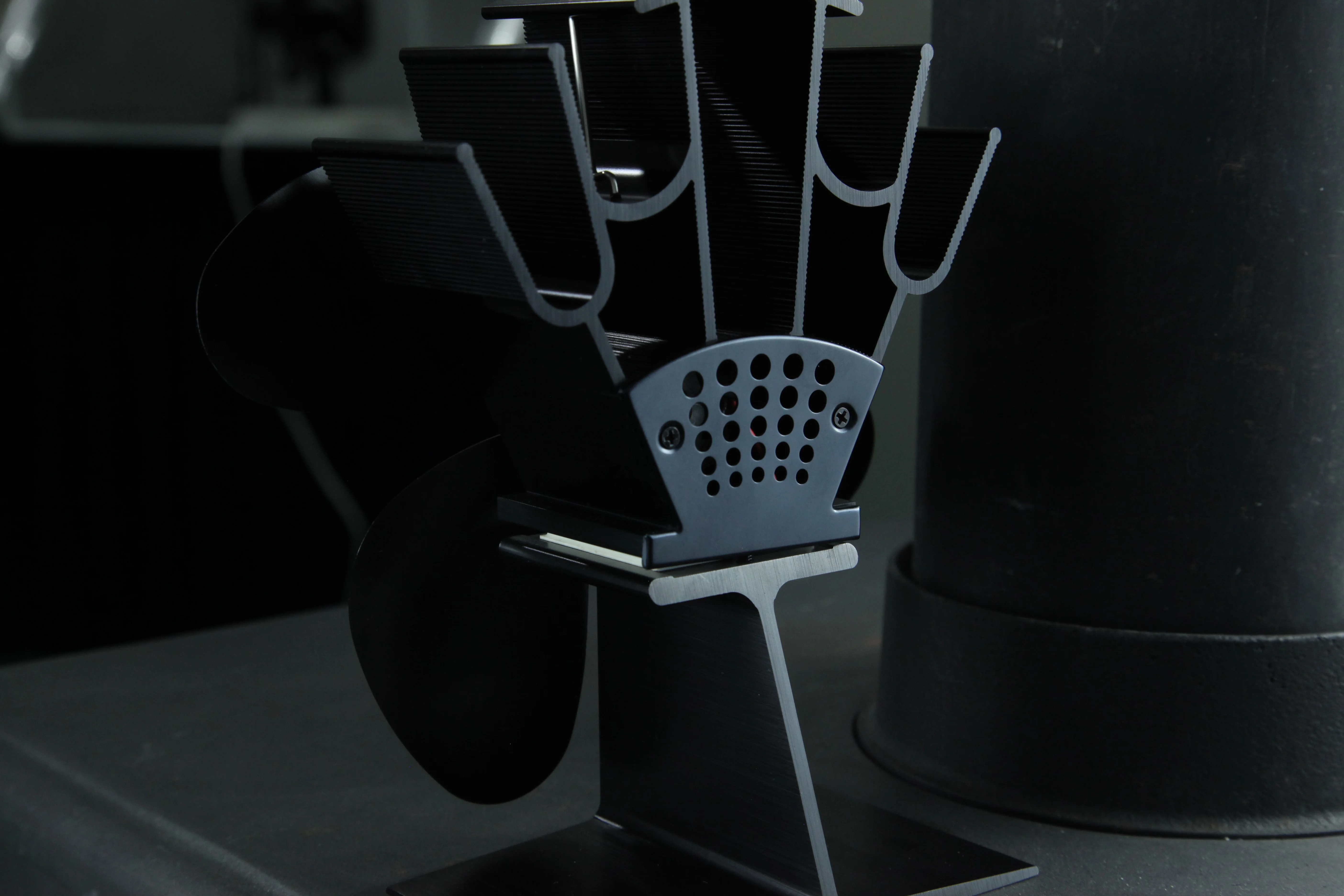 Silent Operation Eco Friendly Circulation Efficient Heat Distribution 4 Blade Wood burner Stove Fan