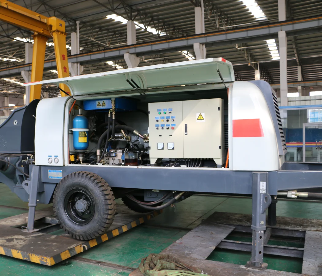 Portable Trailer Truck  mounted type  Pumpcrete Diesel Engine Concrete Pump