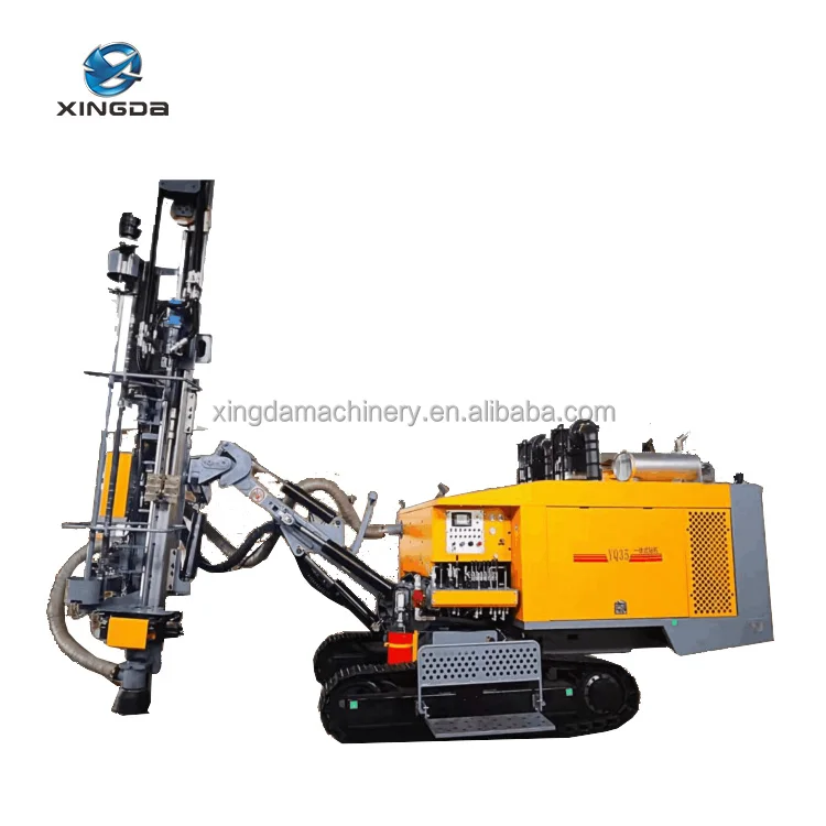 High Quality Mine Drilling Rig Crawler Mounted DTH Drilling Rig For Mining