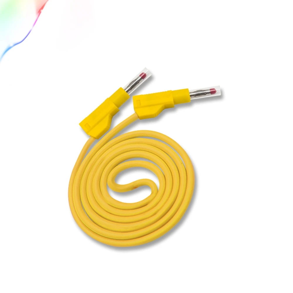 Штекер типа банан 4 мм/2,5 мм, гибкая прозрачная стрейчевая куртка, испытательный свинцовый/Безопасный пистолет высокого давления, можно сложить, 1 метр линия