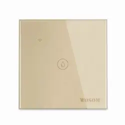 WOSOM HTSW Retail EU/UK Standard Glass Panel Switch Smart Life Water Heater Switch Touch Switch