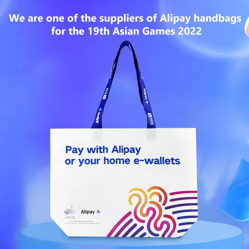 Custom logo size foldable large capacity grocey Exhibition shopping non woven bag