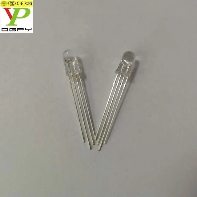 5mm led diode polarity common cathode RGB 4PIN