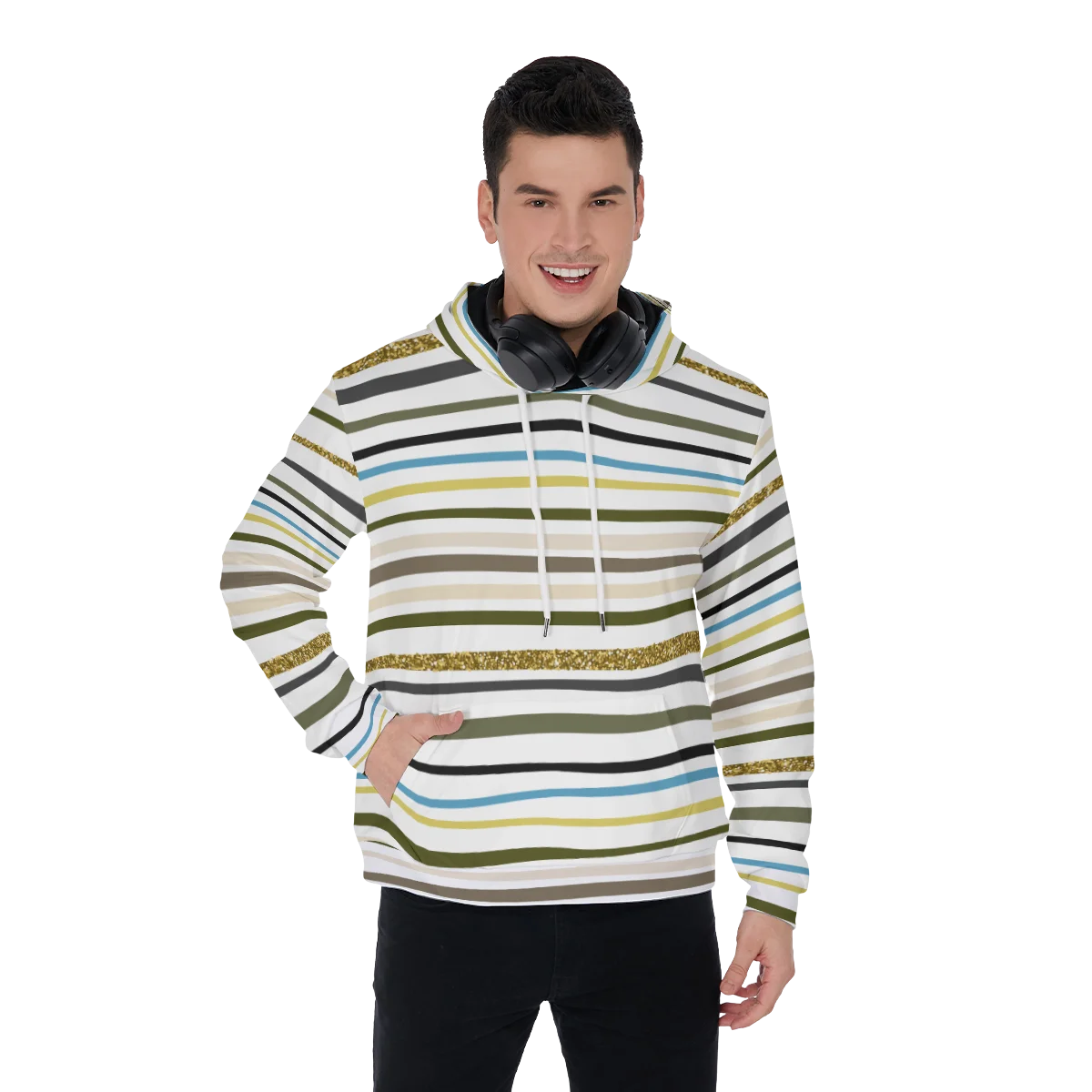 Custom Vintage Washed Oversized Hoodies Cut And Sew