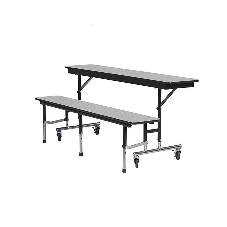 45years factory All kinds Of Wooden Folding Banquet dining Table for school dining furniture