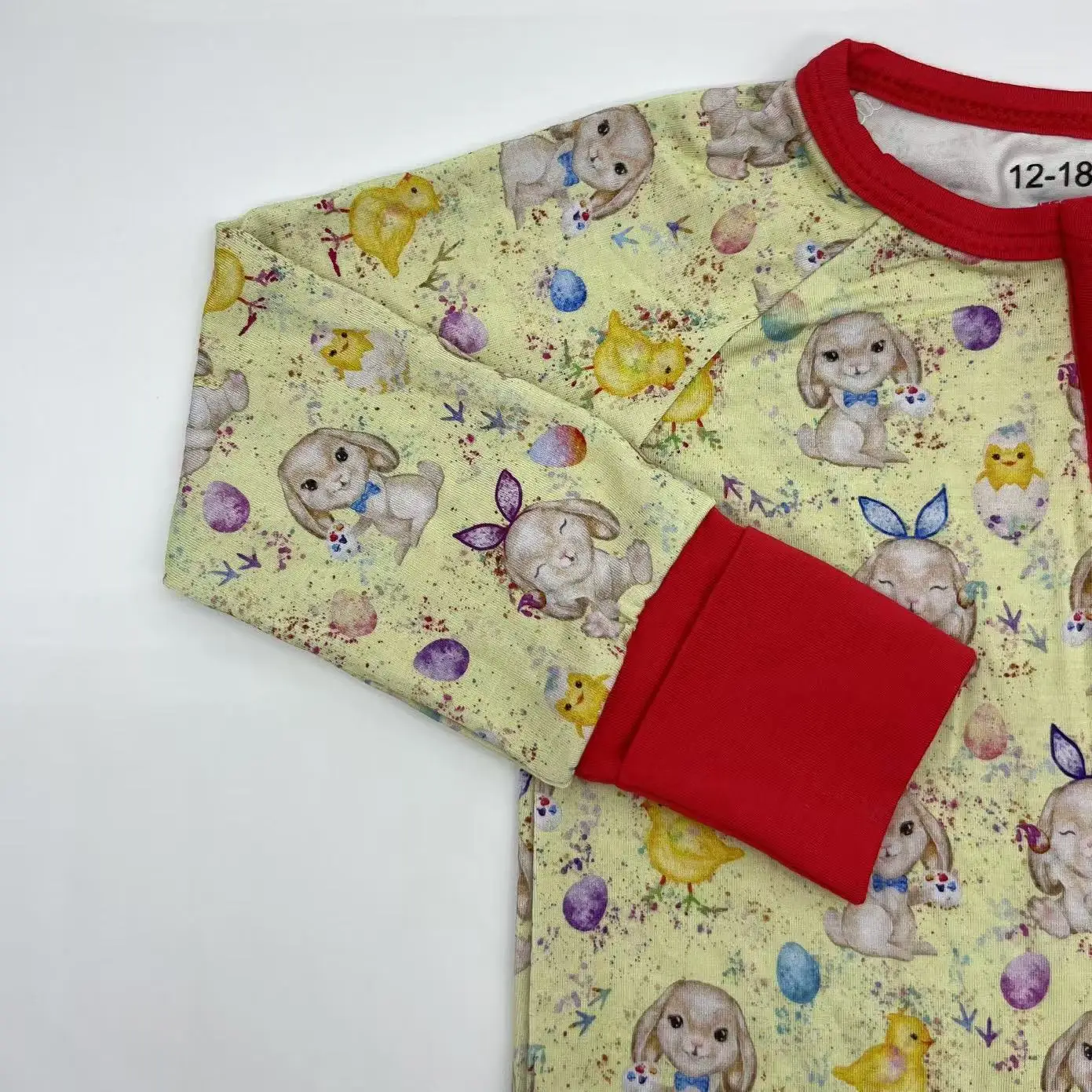 Hottest sale summer viscose bamboo Halloween skull printing Girls custom zipper baby clothes for kids