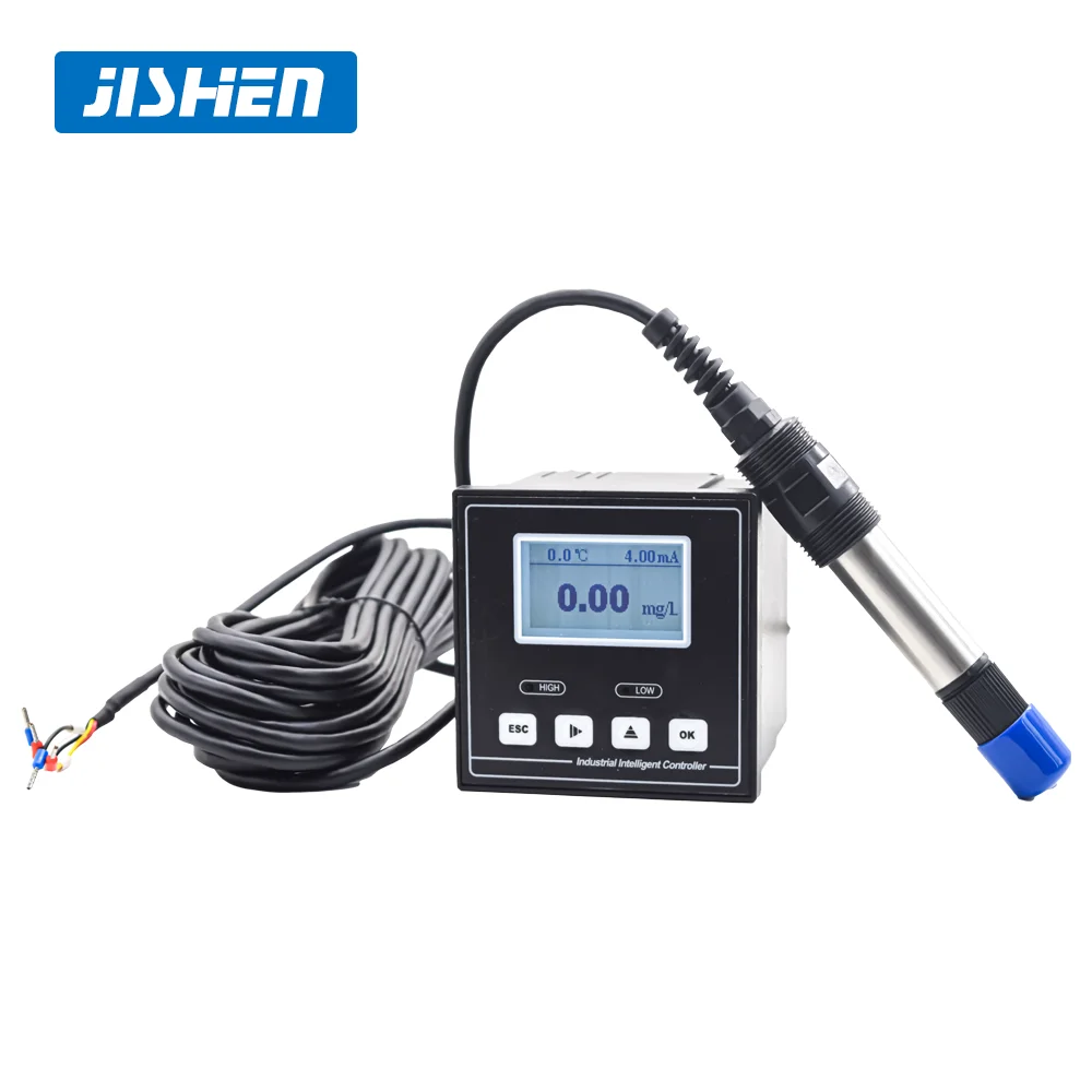 Water dissolved oxygen analyzer measure DO meter optional high and low limit dual relay control is available
