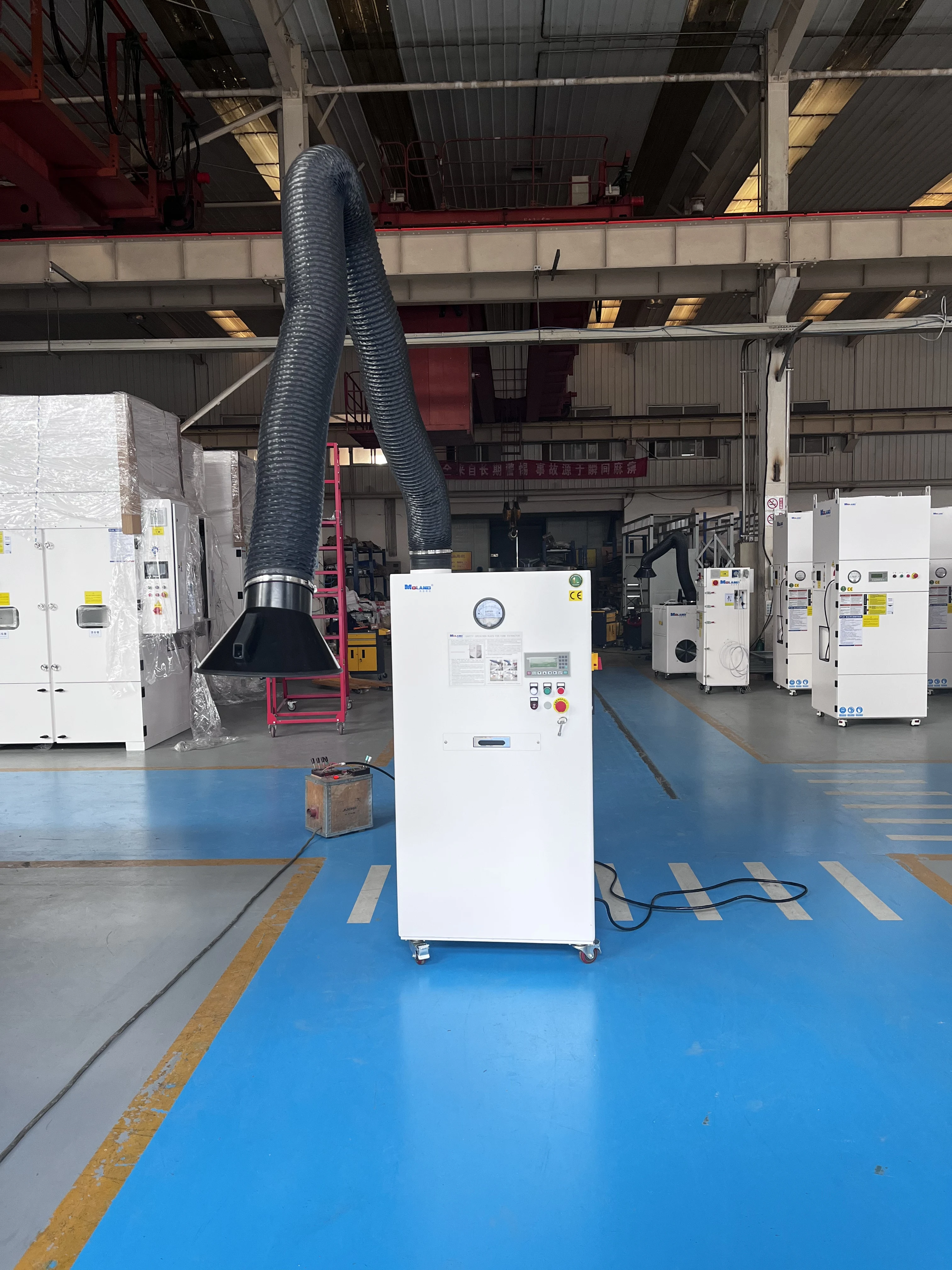 Industrial Dust Extracting System Fume Source Welding Dust Extraction