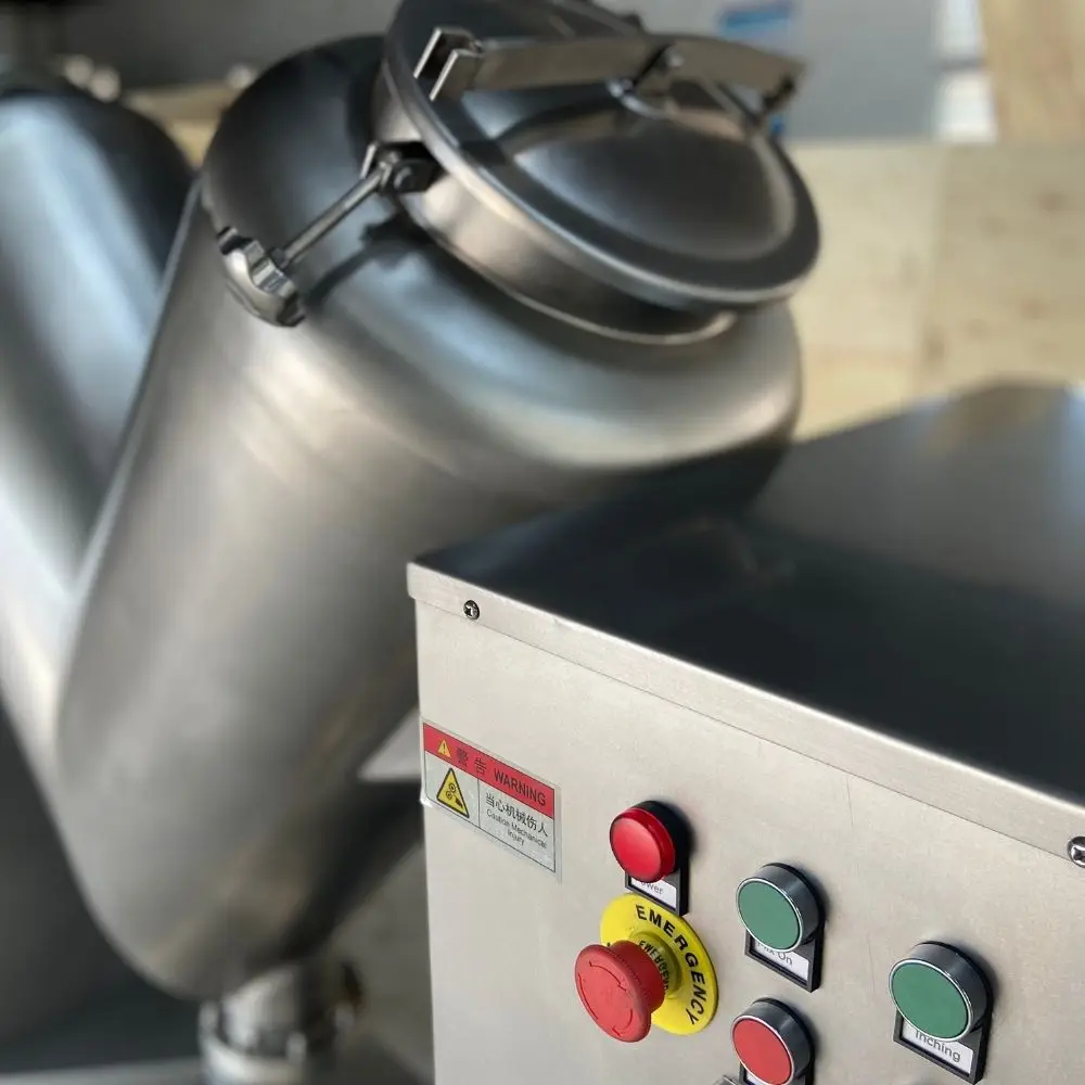 YDV-100 pharmaceutical v cone mixer blender machine