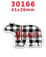 Christmas acrylic planar resin flatbacks pr30165