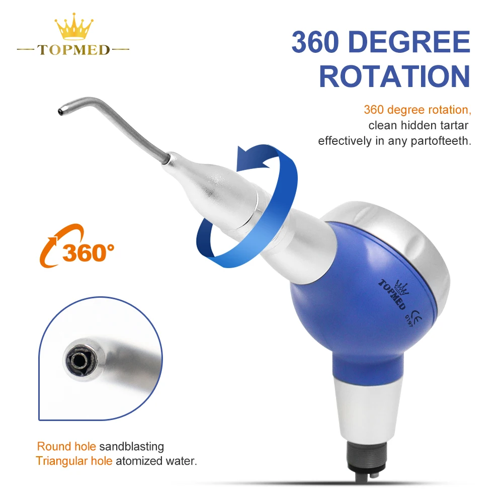 Оборудование для пероральной терапии и аксессуары красочный стоматологический пневматический струйный Пескоструйный пистолет гигиенический наконечник зубов пластиковый полировщик