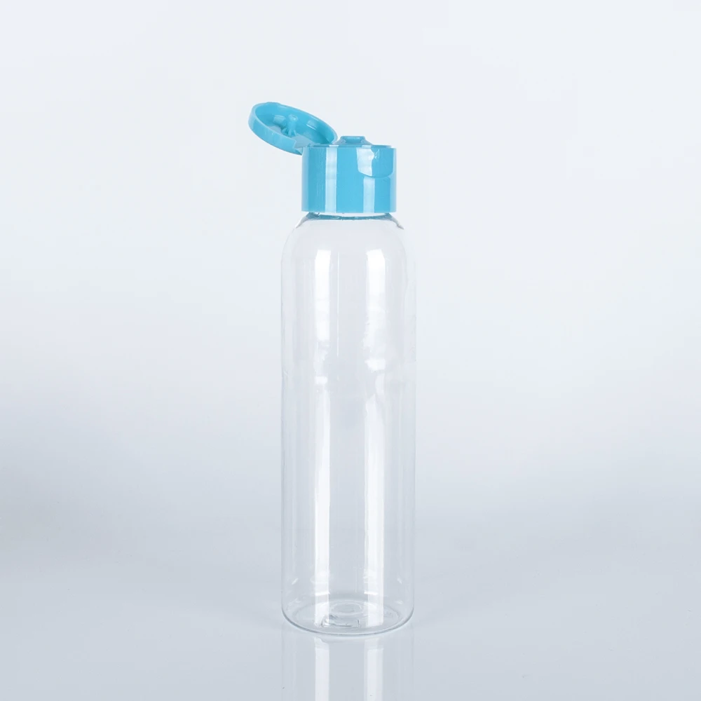 Empty hotel bottles 250ml plastic PET glue bottle with Flip cap