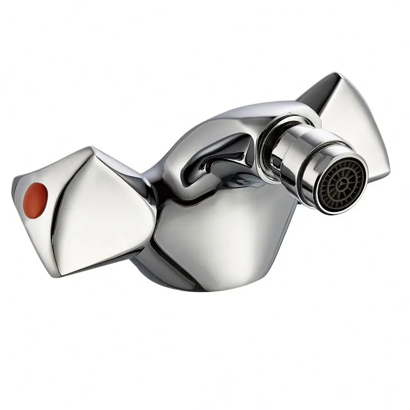 Half Turn Brass Cartridge Double Handle Bidet Mixer WC Bidet faucet
