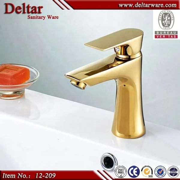 Фитинги для ванной комнаты кран раковины золотого цвета золотой смесители