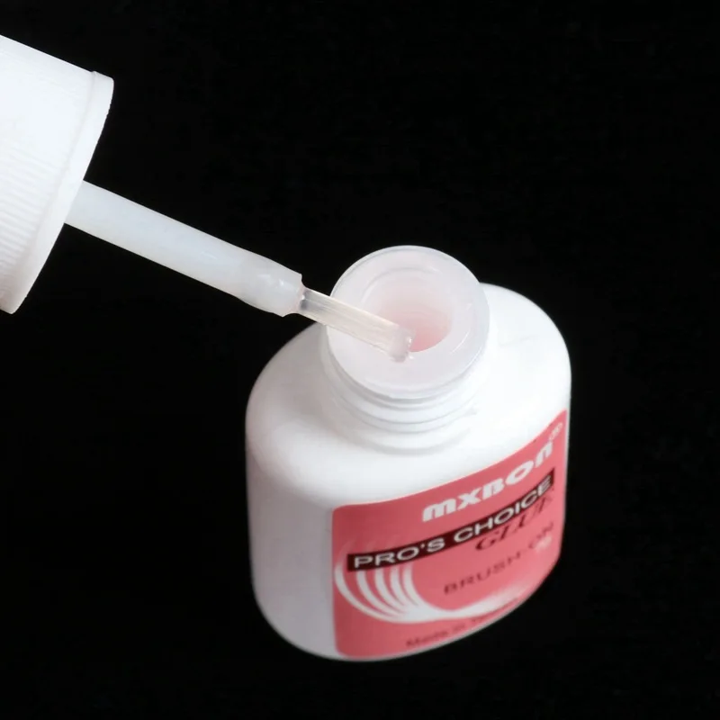 MXBON 7g acrylic nail glue Powerful Sticky UV Gel Nail Tips decoration glue for false nail tips Pink manicure tools