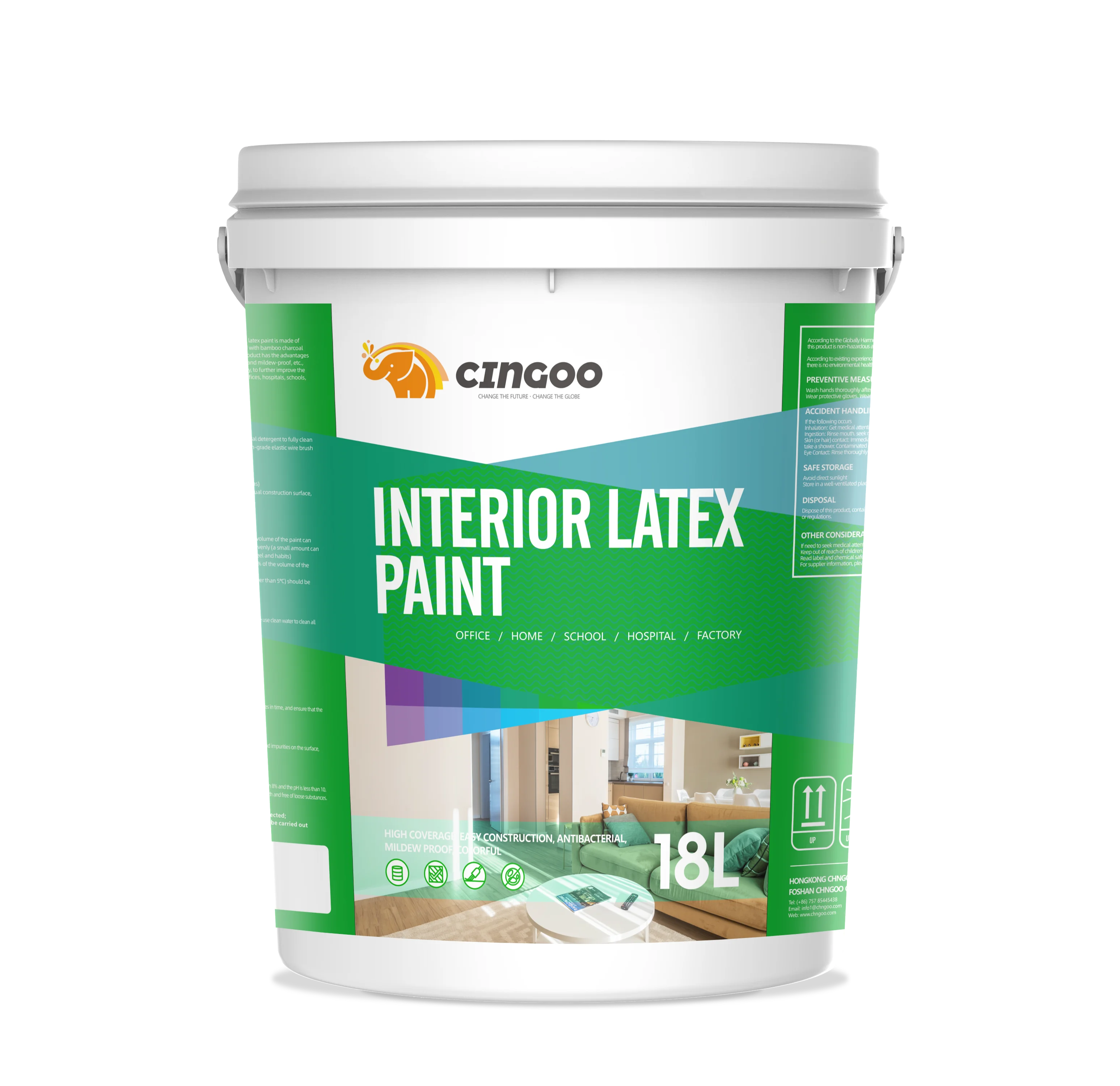 CINGOO Acrylic Interior latex paint for wall