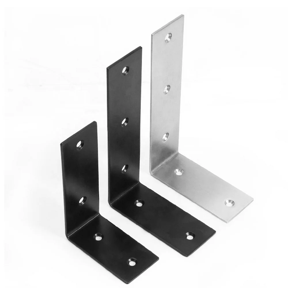 High Quality Metal Fabrication Powder Coated Steel Metal Hardware L Shape Clamps