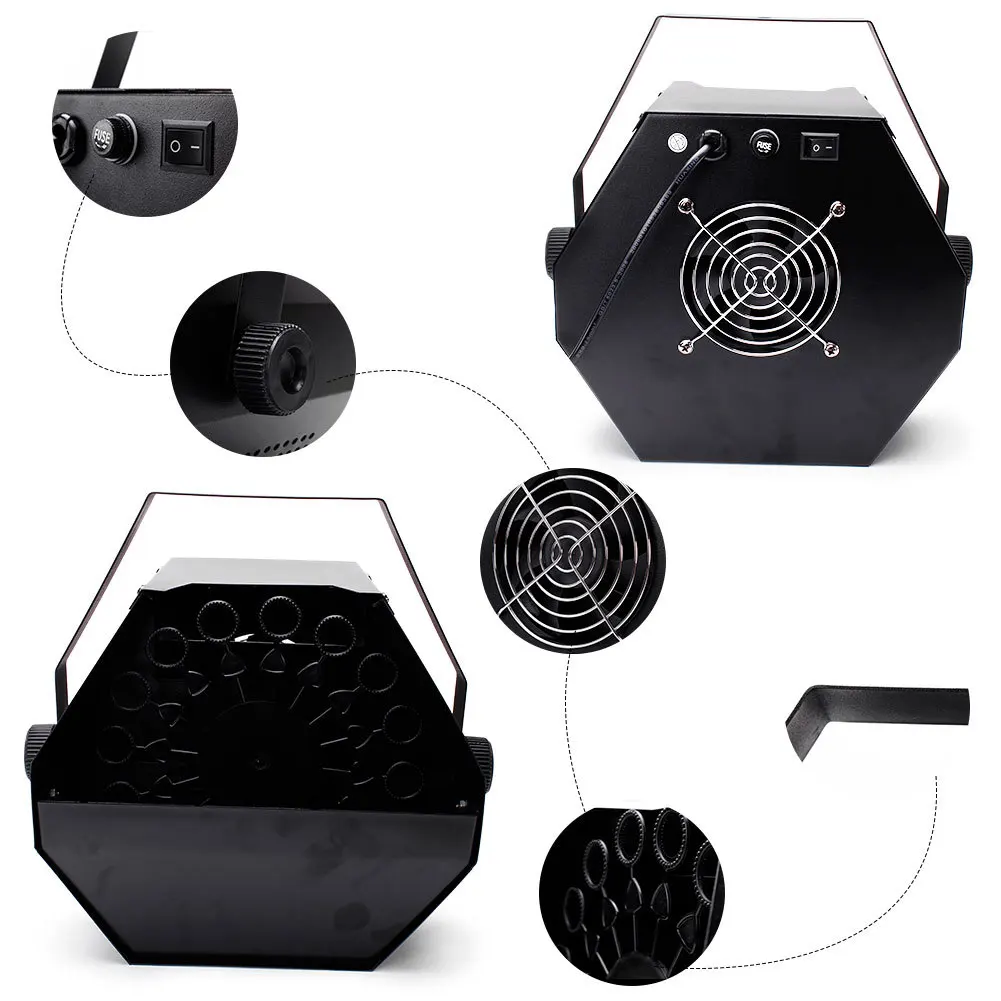 Factory Price Automatic Bubbles Maker For Wedding Party Bubble Maker Machine Manual Or Remote Control