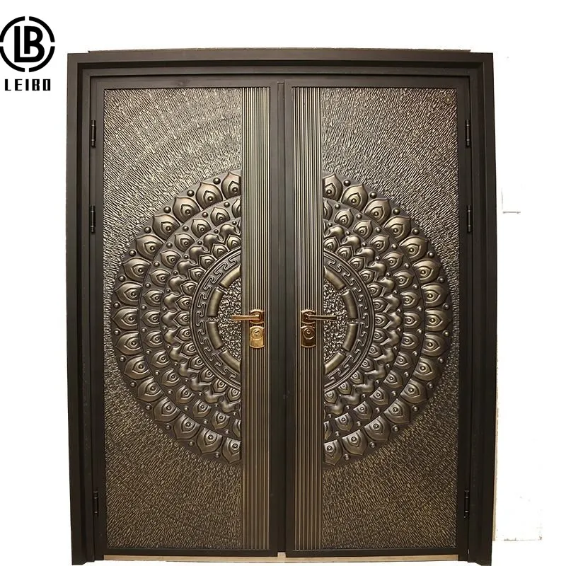 Germany bulletproof aluminium casting door front main gate door with cheap price