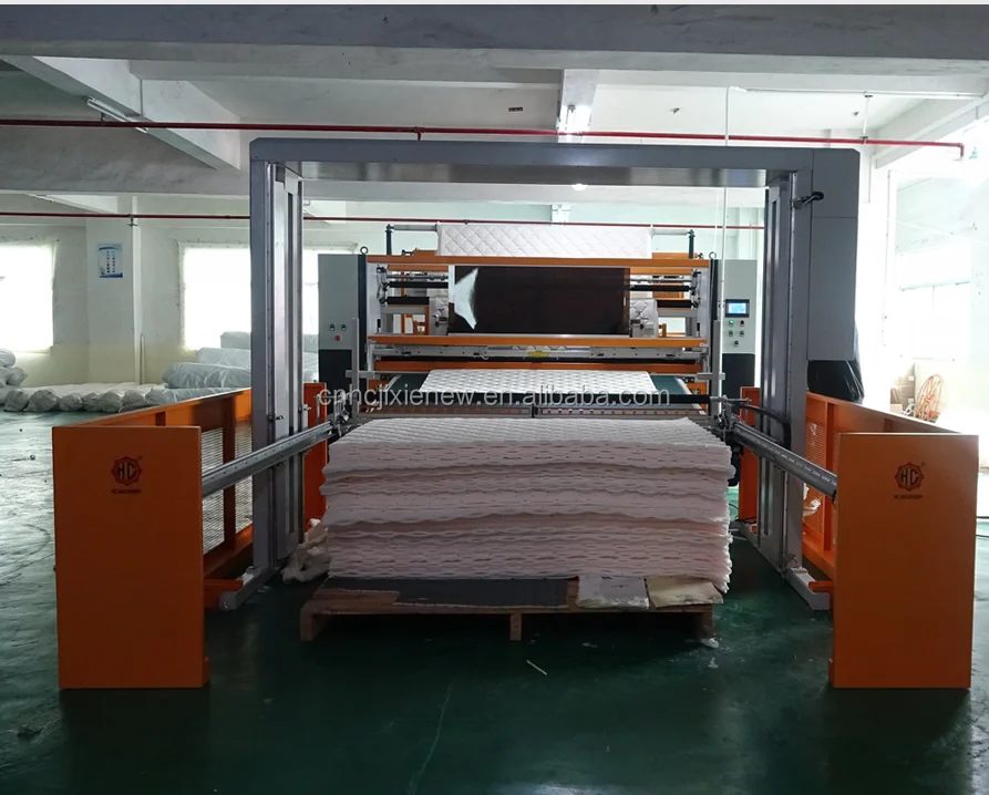 Popular quilting equipment automatic stacking machine mattress fabric stacking machine
