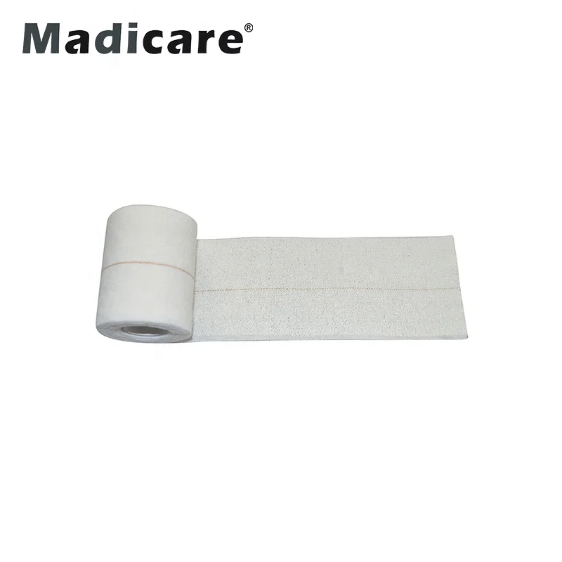 Elastoplaste elastoplast tensoplast Cotton heavy weight yellow line white sports physical Elastic adhesive Bandage EAB tape