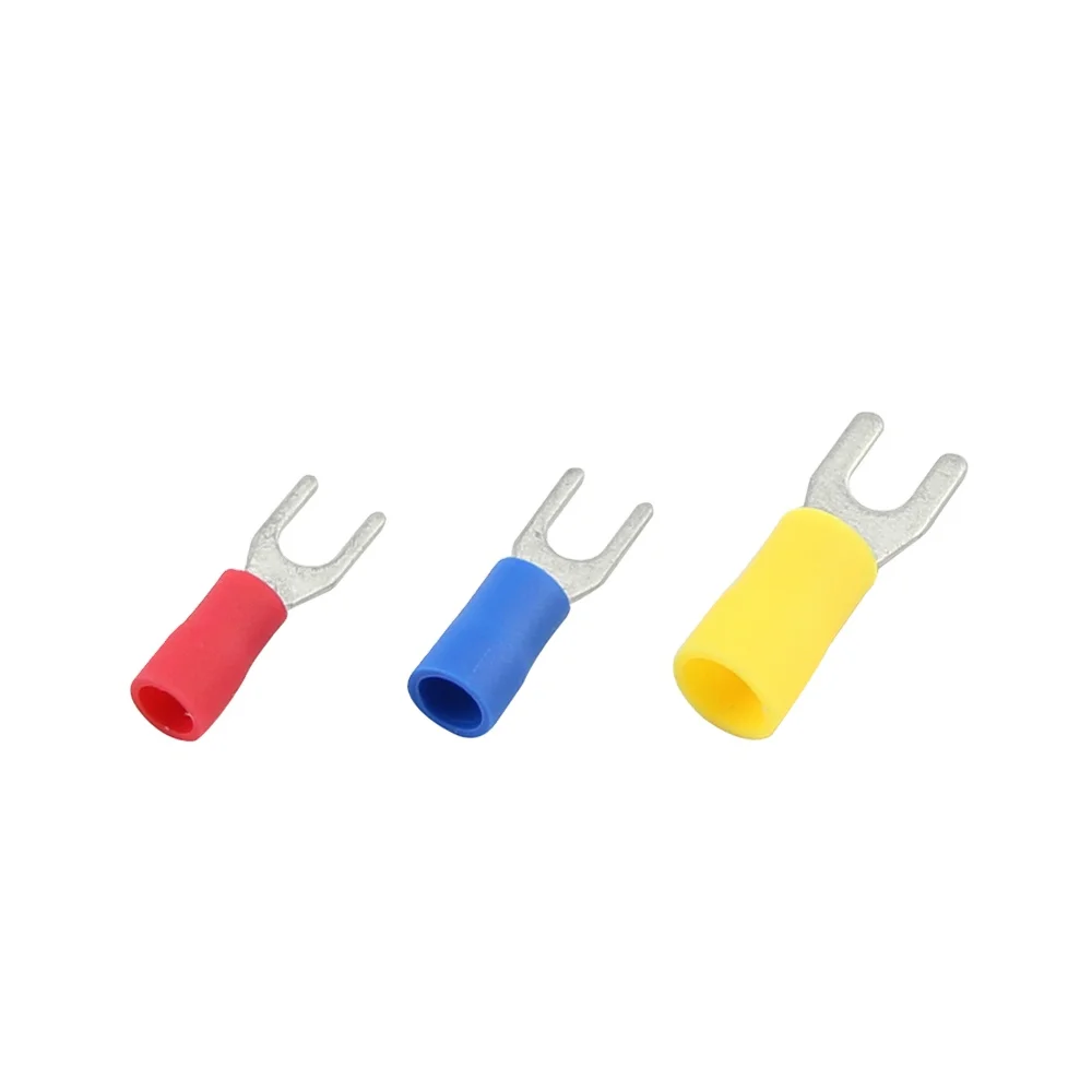  Hot Sales Coated Tin Spade Power welding Crimp U Type SV Fork Terminal